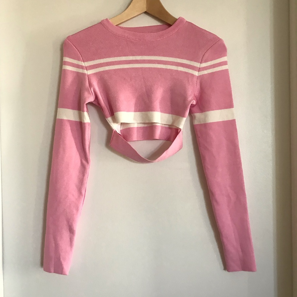 Mistress Rocks cutout crop sweater